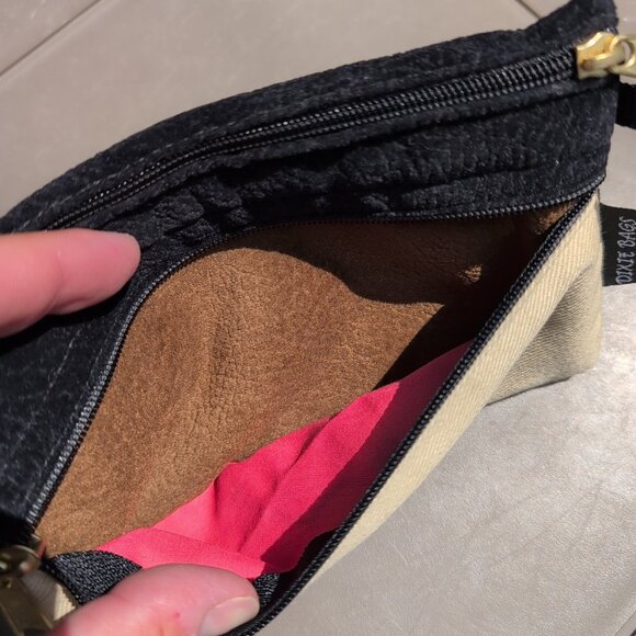 Dixie Bags Two Zipper Pouch With Boxer Dog Embroidered - Picture 4 of 6